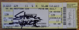 AEROSMITH FULL TICKET 2002 DETROIT STEVE TYLER AUTOGRAPHED JOE LOUIS ARENA - £38.89 GBP