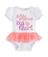 Disney Store Little Princess Big Heart Cuddly Bodysuit with Tutu - Sz 12... - $34.17 CAD