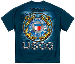 New United States Coast Guard Semper Paratus 1790 Uscg T Shirt - £18.18 GBP+