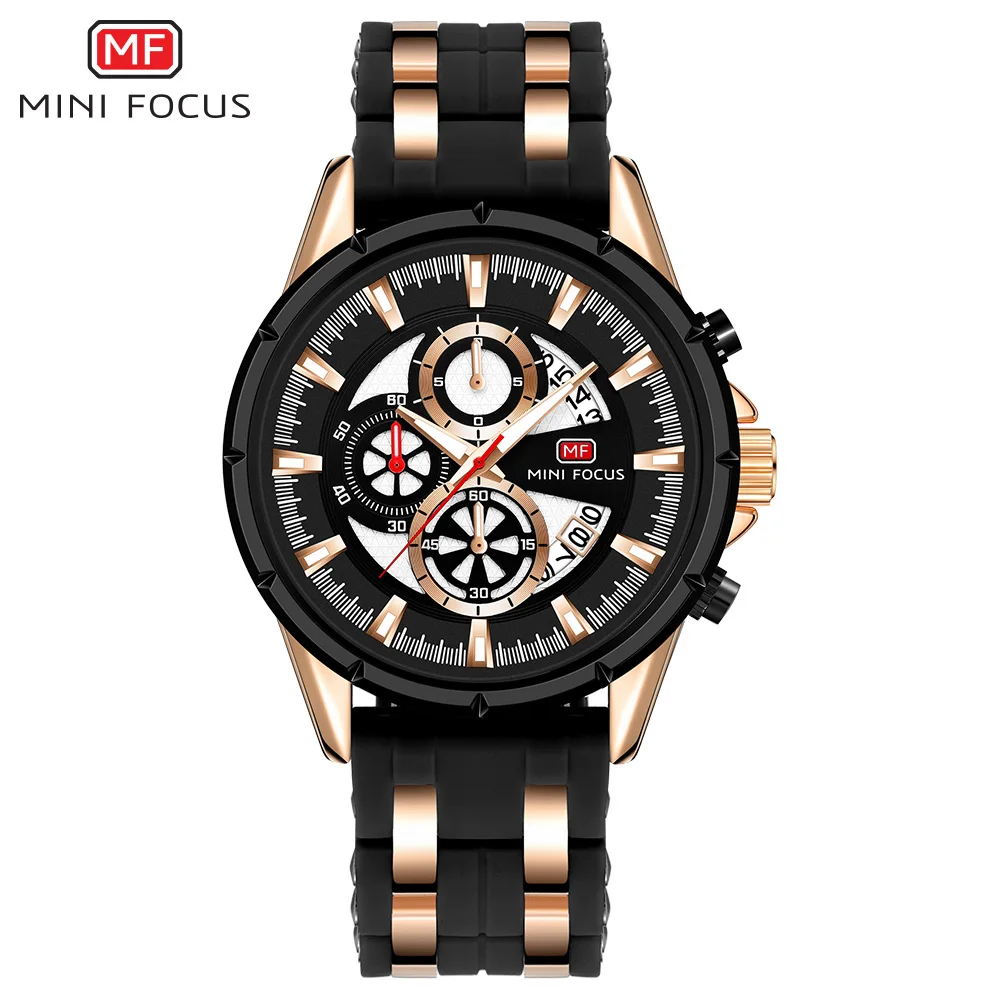 MINI FOCUS Fashion Mens Wristwatch  Men   Waterproof  Watch Montre Homme Male Cl - £100.35 GBP