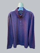 JOS.A.BANK RESERVE COLLECTION TRADITIONAL FIT PULLOVER MOCK NAVY SWEATER... - $43.39