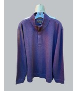 JOS.A.BANK RESERVE COLLECTION TRADITIONAL FIT PULLOVER MOCK NAVY SWEATER... - $43.39