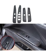 ABS Carbon Fiber Style Interior Door Switch Panel Cover Toyota Camry 201... - £21.82 GBP
