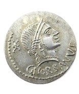 Ancient Roman Commemorative Silver Plated Denarius Coin NORBANA C. Norbanus - £7.46 GBP
