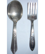 Vintage Baby Fork &amp; Spoon Non-Matching  - $3.99