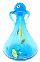 Home For ALL The Holidays Blown Glass Perfume Bottle with Stopper (GREEN) - $25.00