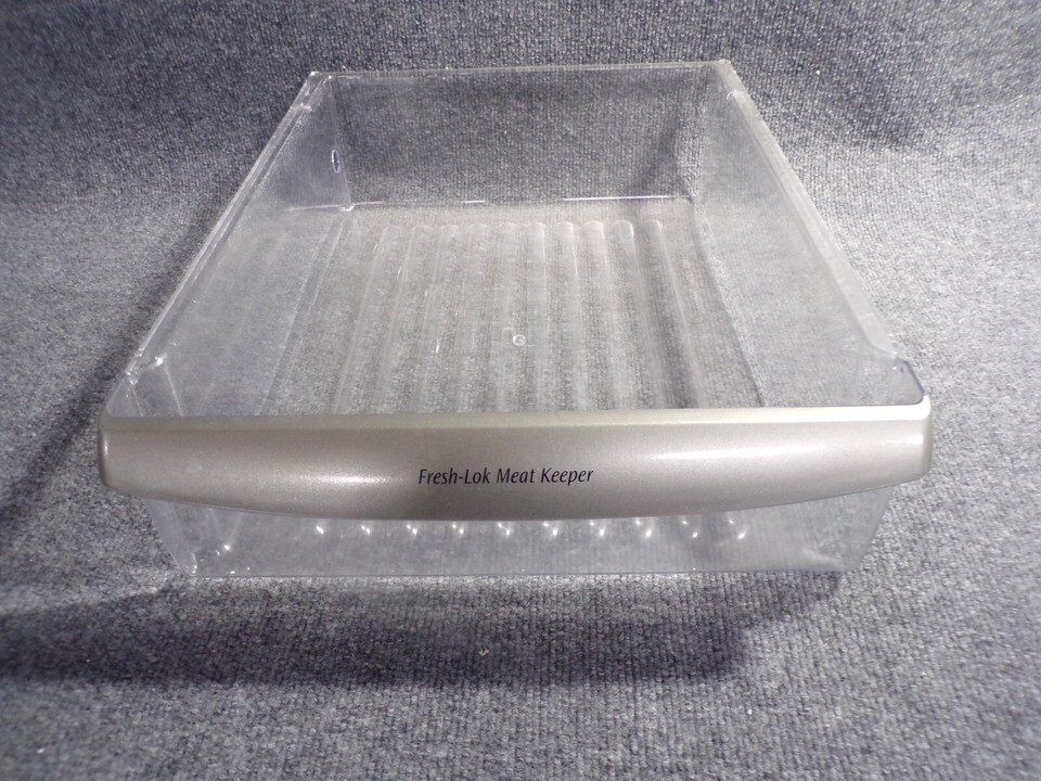 240355527 FRIGIDAIRE REFRIGERATOR SNACK PAN DRAWER GREY TRIM - $39.00