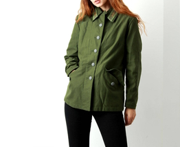 Vintage 1960s 1970s Swedish Army jacket M59 military coat combat green n... - $30.00