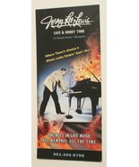 Jerry Lee Lewis Brochure Cafe &amp; Honky Tonk Memphis - £5.44 GBP
