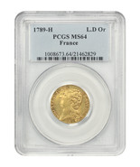 France: 1789-H L.D Or PCGS MS64 - $5,892.75