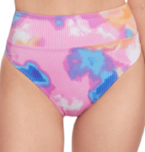 Salt + Cove Juniors&#39; Tie-Dye Wide Band High-Waisted Swim Bottoms, Large ... - $12.38