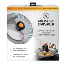 Airworld crisper air fryer lid for pots and pan capacity fits 10 to 12 in pots  - £31.45 GBP