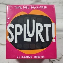Gamewright Splurt - The Think Fast, Say It Fast Game Sealed - $11.88