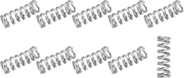 10-Pc 304 Stainless Steel Compression Springs – 0.3x2mm OD, 5mm Length - $10.42
