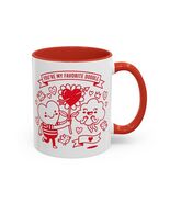 You’re My Favorite Doodle Ceramic Mug – Cute Valentine Heart Coffee Cup ... - $13.85+