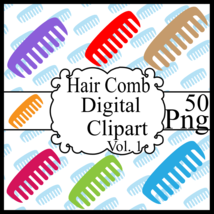 Hair Comb Digital Cliparts Vol. 1  - $0.99