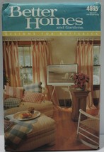 Butterick Sewing Pattern 4895 Pillow Covers Seat Cushions Curtains Vintage - £9.86 GBP