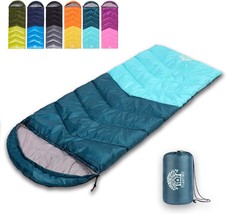 Sleeping Bag 4 Seasons Adults &amp; Kids For Camping Hiking Trips Warm Cool - $32.94