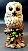 Vintage 8&quot; Owl standing on Branch, Very Nice, Un-Branded - £27.05 GBP