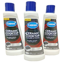 ( 3 ) CARBONA Ceramic Cooktop Surface Cleaner &amp; Polisher Lasting Shine 1... - $24.74