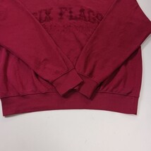 Six Flags Magic Mountain Theme Park Men's Cotton Blend Red Sweatshirt Size Large image 15