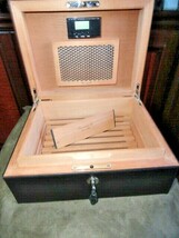 Brizard  The "Airflow" Cigar Humidor - Black Caiman  60 / 70 Count NIB image 10