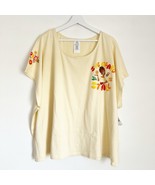 NWT Disney Parks Dolores Fashion T-Shirt Encanto Flowers Yellow Women’s 2X - $25.99
