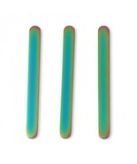 2 Metal Stamping Blanks Strips Rainbow Stainless Steel Ring Making 52mm - $169.16 MXN