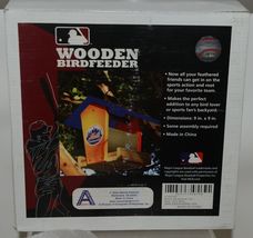 Team Sports America 0169705 MLB Licensed Mets Wooden Bird Feeder-
show origin... image 3