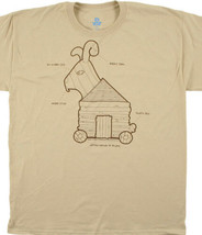 Monty Python and the Holy Grail Trojan Rabbit Plans T-Shirt Size 3X NEW UNUSED - £18.95 GBP