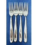 Reed Barton Edgartown Dinner Fork Glossy Set of 4 Stainless Steel Korea ... - $32.71