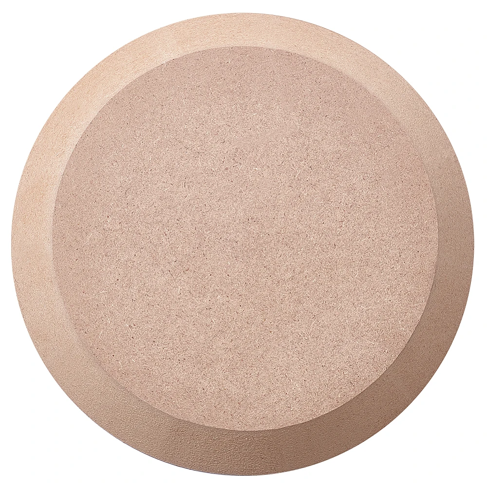 Round Pottery Tools Ceramic Plate Forming Mold MDF Wood Density Plate Pr... - $25.22