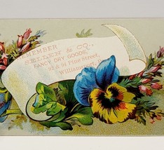 Antique Victorian c1890s Grocery Business Card Sellen Penn 3.25 x 1.75 - £18.87 GBP