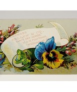 Antique Victorian c1890s Grocery Business Card Sellen Penn 3.25 x 1.75 - £18.96 GBP
