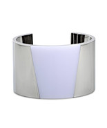 Calvin Klein Fine Jewelery Polished Stainless Steel Open Bangle Bracelet... - £43.98 GBP