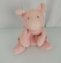 Russ Pink Pig Hamlet Large 11&quot; Terry Beanbag Floppy Soft Toy Stuffed Plush - $28.70
