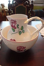 Tiffany &amp; Co bowl and pitcher &quot;Strasbourg Flowers&quot; Portugal flower original - £114.60 GBP