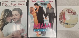 RomCon DVD Triple Play: Letters to Juliet, Miami Rhapsody, PS I Love You - £7.12 GBP