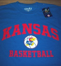 KANSAS UNIVERSITY JAYHAWKS Basketball T-SHIRT MENS MEDIUM NEW w/ TAG - $361.64 MXN