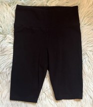 Wild Fable Biker Shorts Womens Size XS Black Solid Stretch Pull On - $9.90