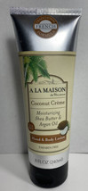 A La Maison Coconut Creme 8 fl oz Moisturizing Shea Butter Oil Hand Body T1 - $24.94