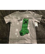 MINECRAFT SEASONS GREETINGS T-SHIRT, CHILD'S EXTRA SMALL, NEW w/TAGS, CREEPER