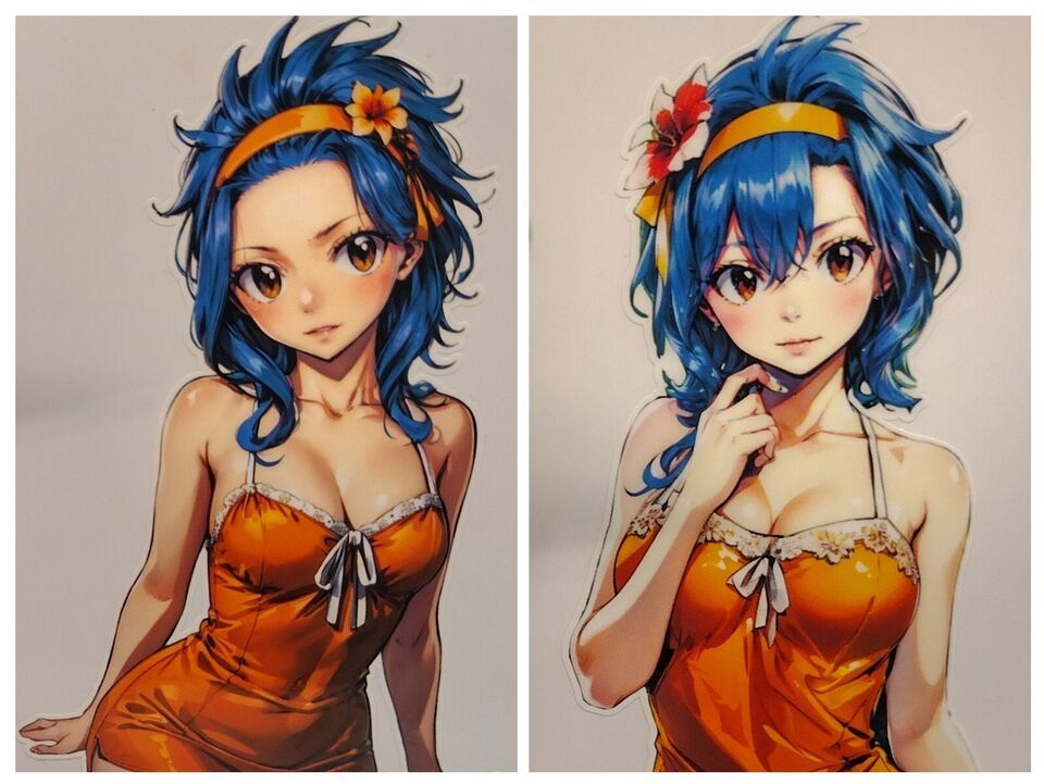 Fairy Tail - Levy McGarden - Waterproof Anime Vinyl Sticker / Decal - $1.00+