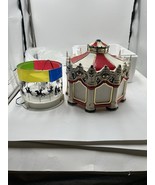 Dept 56 The Original Snow Village Carnival Carousel #54933 Complete-Work... - $135.38 CAD