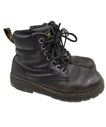 Dr. Martens Industrial Air Wair Winch Boots Mens Size 8 Black Womens Size 9 - £53.61 GBP