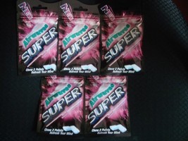 Wrigley&#39;s Airwaves Chewing Gum Sugarfree Gum - Berry Flavour Super 5 Pcs - £17.98 GBP