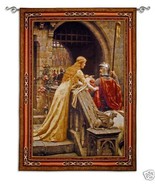 31x40 GODSPEED Knight Medieval Tapestry Wall Hanging - £87.26 GBP