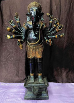 Ganesha Statue, Antique Khmer Style Thai Siam Standing Bronze Angkor Statue - 89 - £2,398.06 GBP