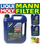 Oil Change Kit w/LIQUIMOLY 10W-60 &amp; MANN Filter HU926/4x BMW M3 3.0L/3.2... - $2,310.23 MXN