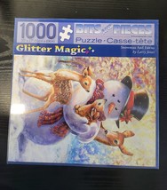 Bits and Pieces Jigsaw Puzzle; Snowman And Fawn by Larry Jones;  1000 pi... - $15.00